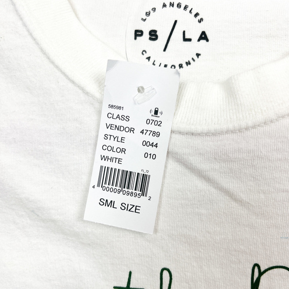PS/LA Save the Planet NWT Short Sleeve White Tee - Picture 4 of 8